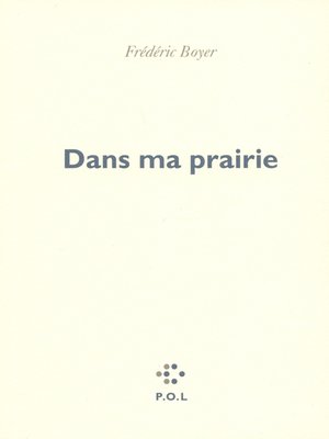 cover image of Dans ma prairie